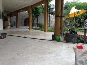 New and old living spaces merging